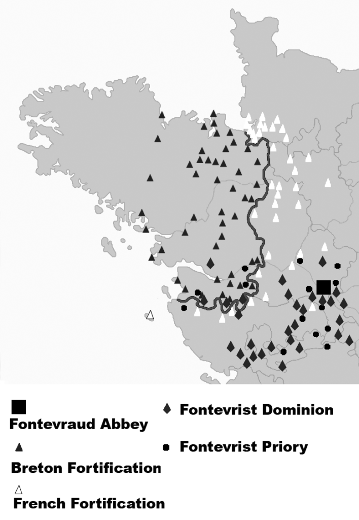 Fontevraud Dominion, Priory and Fortifications
