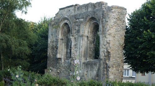 Ruinen der Abtei Notre Dame de Soissons