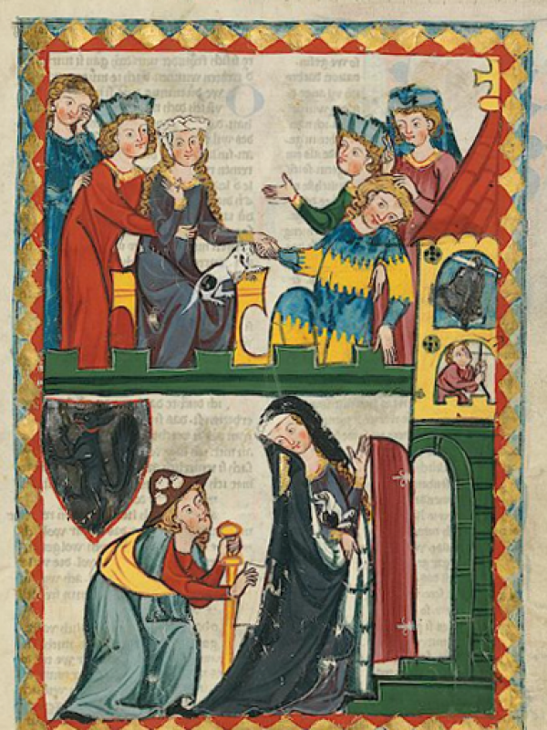 Elisabeth von Wetzikon im Codex Manesse