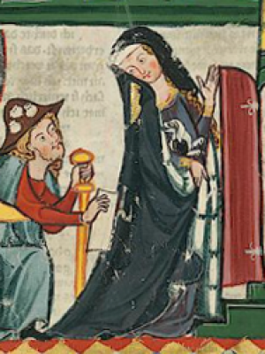 Elisabeth von Wetzikon im Codex Manesse